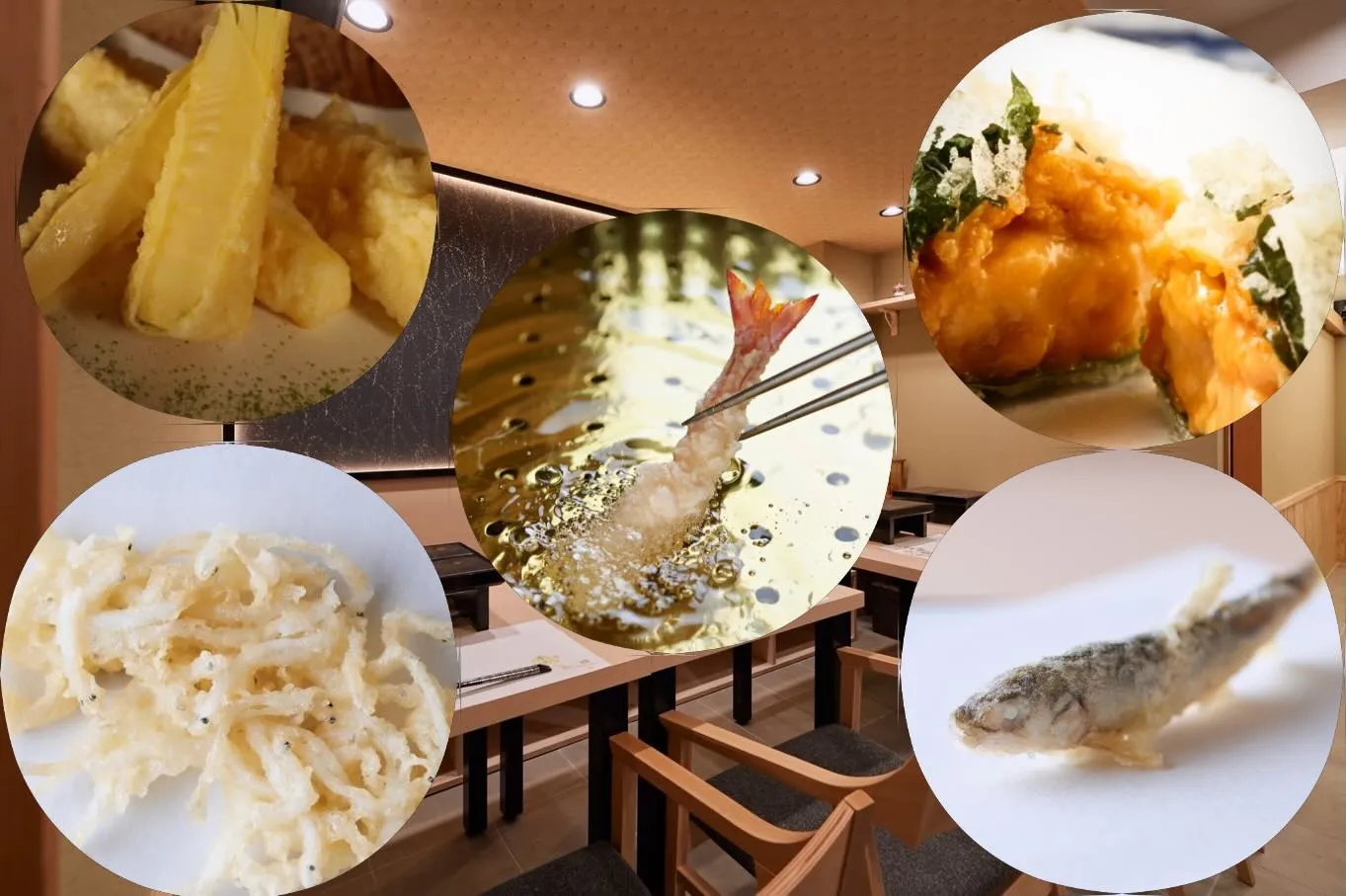 西新宿の天ぷら「天秀」でございます。